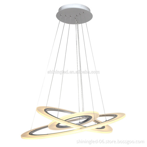 zhongshan led lighting round switches modern chandelier